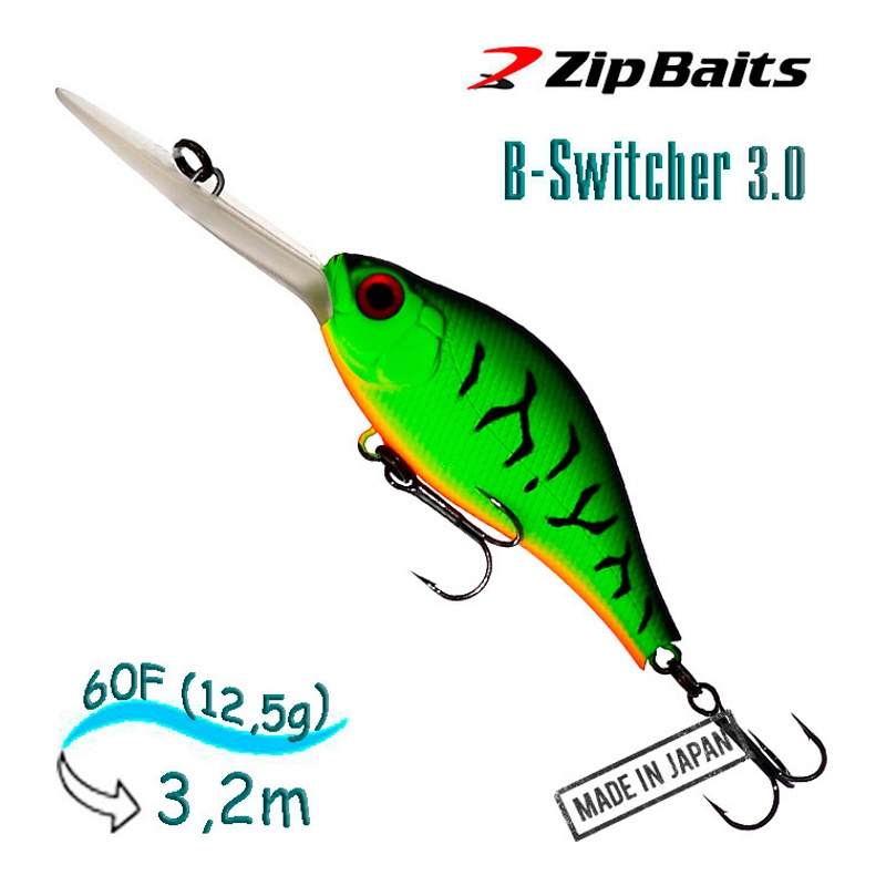 Воблер Zip Baits B-Switcher 3.0S - 995 Silent