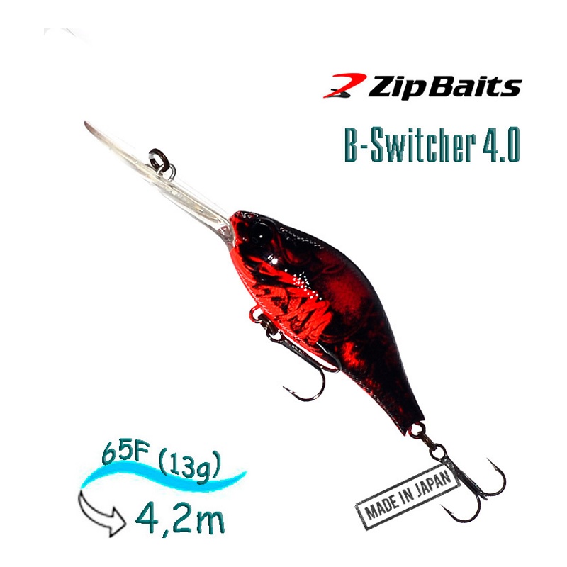 Воблер Zip Baits B-Switcher 4.0S - 054 Silent