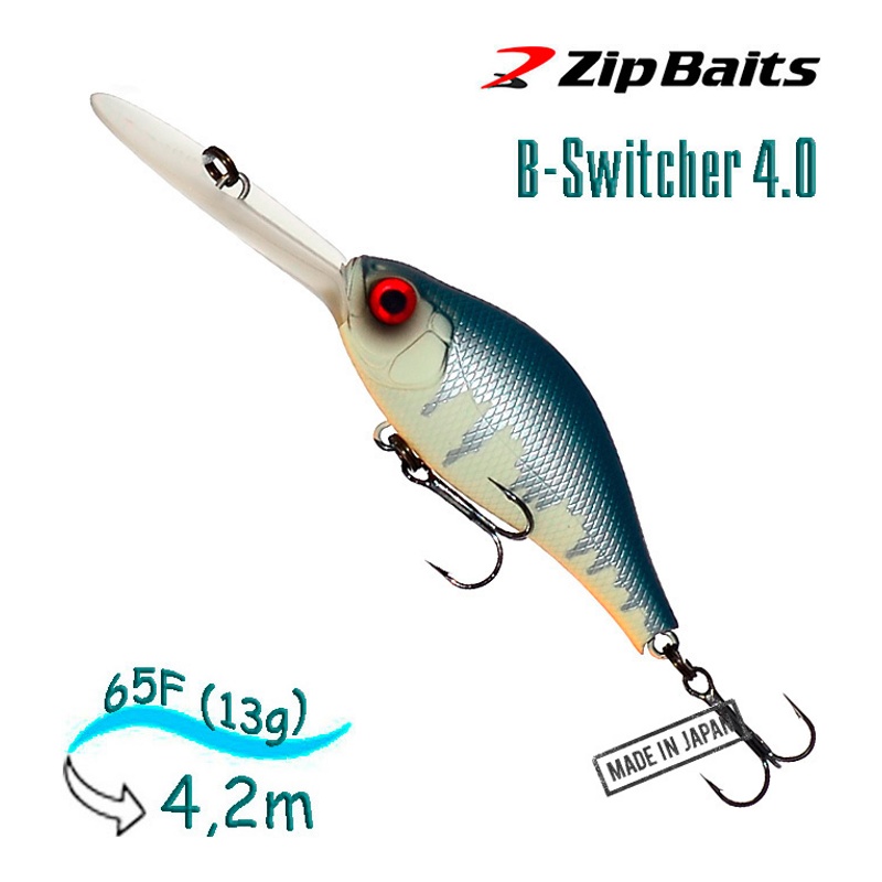 Воблер Zip Baits B-Switcher 4.0S - 983 Silent