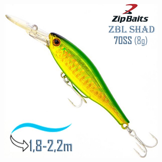 Воблер Zip baits ZBL Shad 70 SS-420