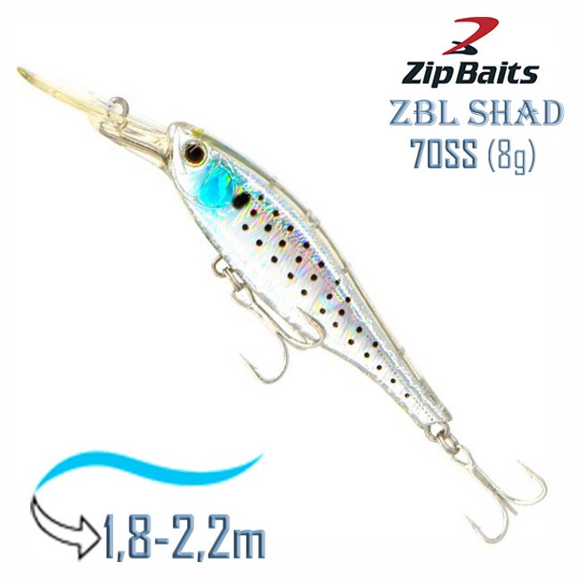Воблер Zip baits ZBL Shad 70 SS-428