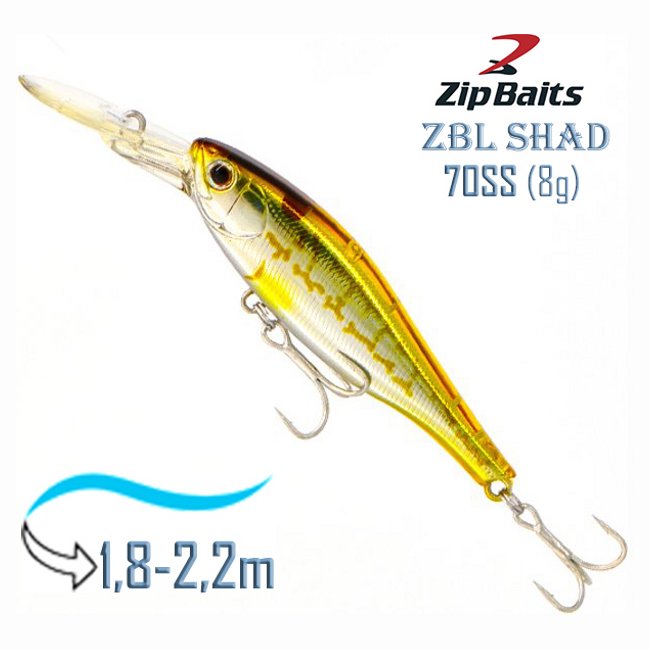 Воблер Zip baits ZBL Shad 70 SS-470