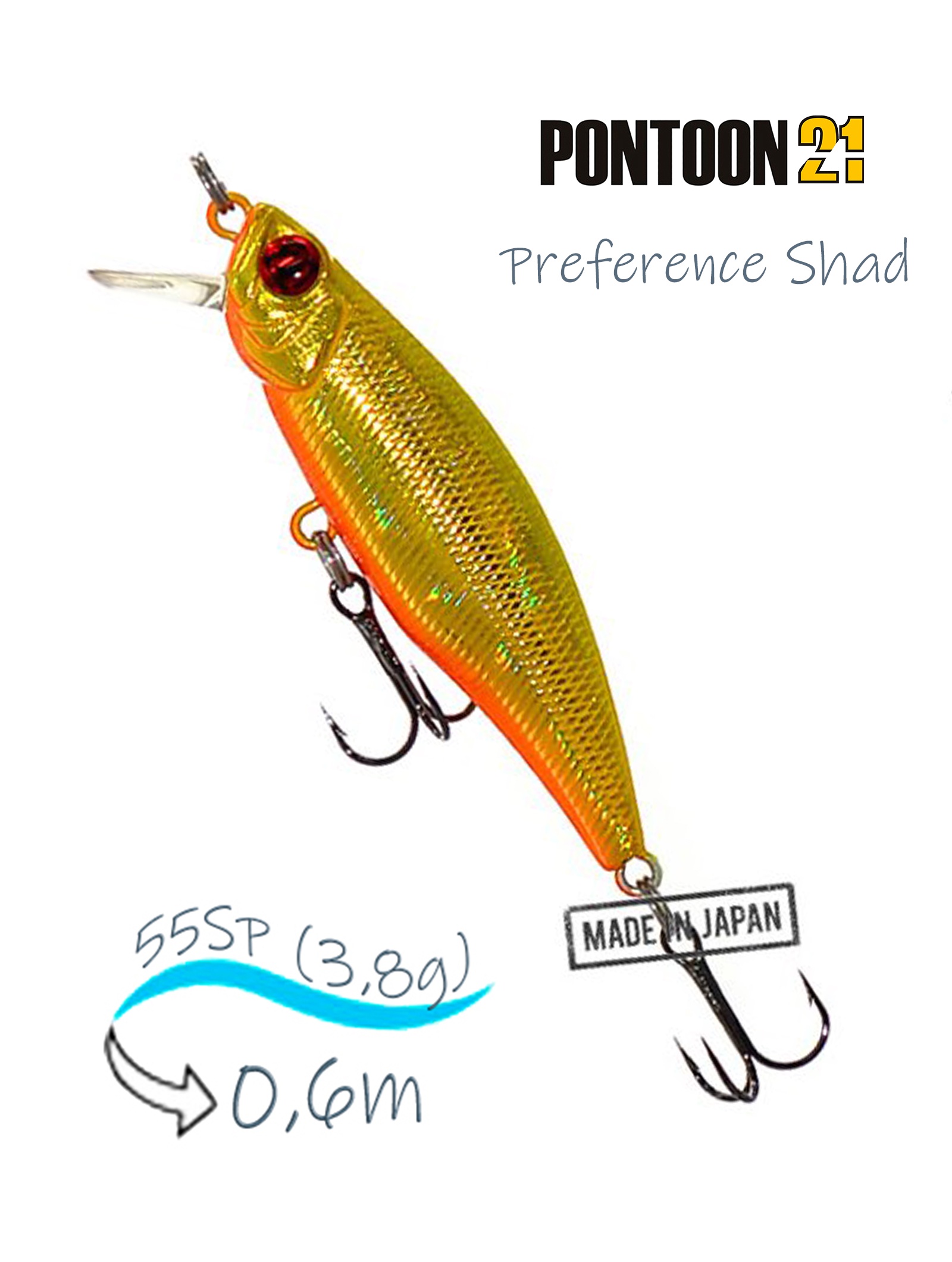 Preference Shad 55SP-SR A63 - фото